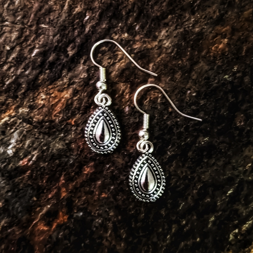 3 Pairs 925 Sterling Silver Earrings - Picture 5 of 16